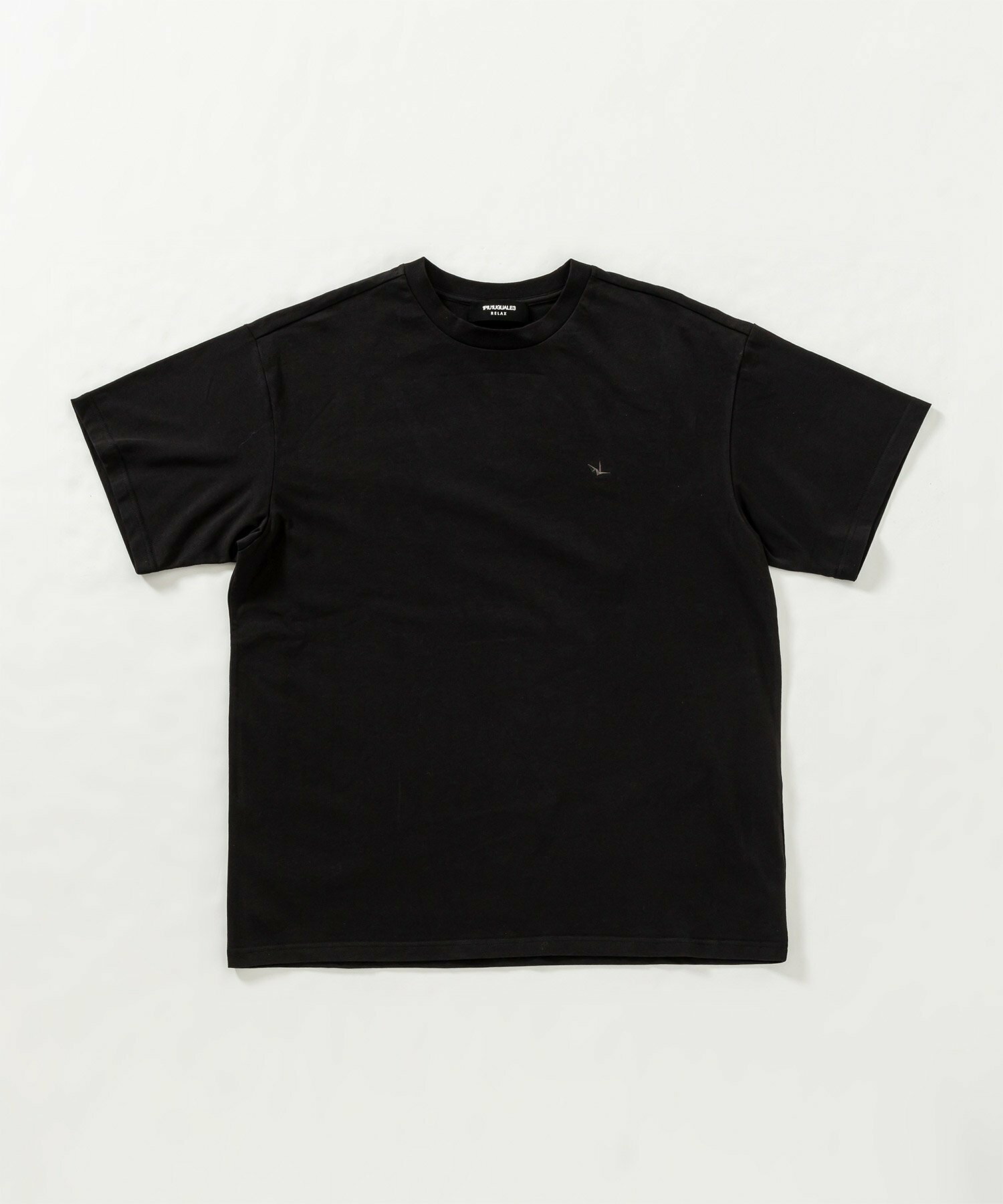 (M)1PIU1UGUALE3 RELAX/UST-24056TH バックグリッターロゴ半袖Tシャツ